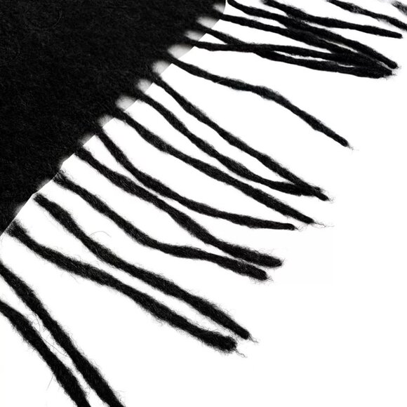 Authentic GUCCI Large Stole Muffler Scarf Gray Cashmere - Picture 4 of 15